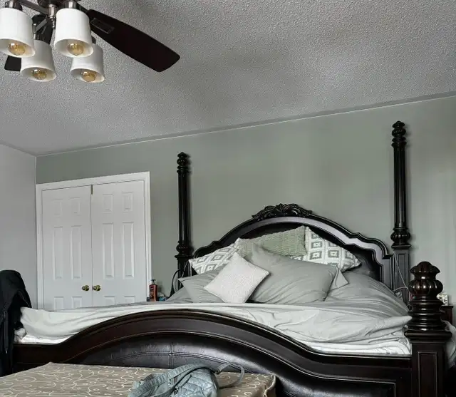 King Size Bed frame and dresser