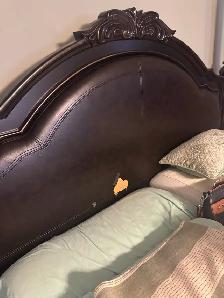 King Size Bed frame and dresser - Photo 3