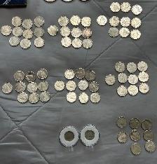 Large Silver Coin Collection Canada USA World Silver - Photo 2