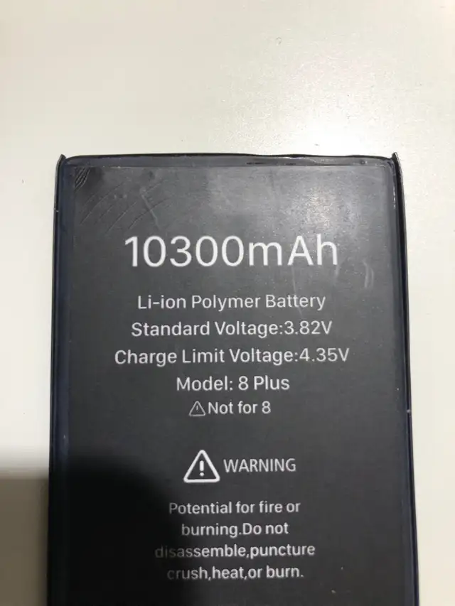 10300mAh, iPhone 8   Battery, Brand New, $ 150. Installed.