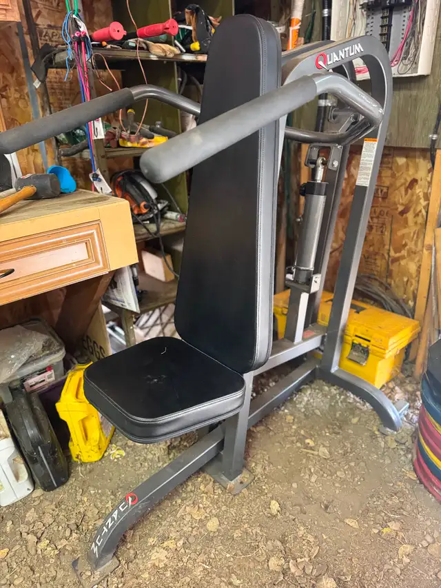 Quantum hydraulic shoulder press machine