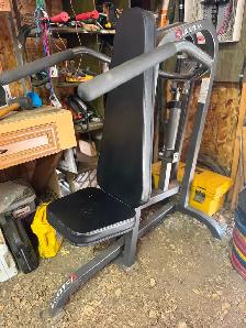 Quantum hydraulic shoulder press machine
