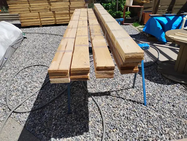 Used 1' x 6' x 9' 10'  Lumber @ $3 ea.