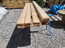 Used 1' x 6' x 9' 10'  Lumber @ $3 ea.