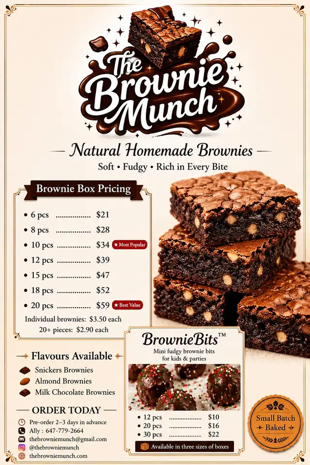 Homemade Brownies & BrownieBits