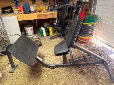 Quantum hydraulic leg press