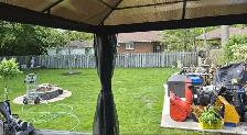 SOJAG 10x12 HARDTOP GAZEBO – ALUMINUM FRAME – CURTAINS & NETTING - Photo 5