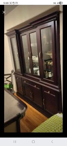 Excellent New Condition Solid Wood Hutch - Photo 5