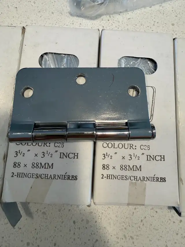 Chrome Door hinges