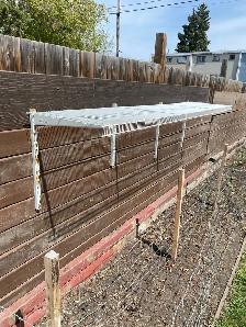 white wire shelf