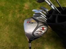 MENS LEFT HAND 12 CLUBS PLUS BAG GOLF SET - Photo 3