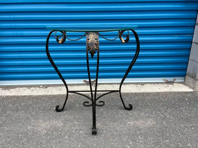 Beautiful Half Moon Table