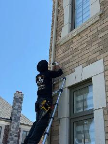 4K security camera installation