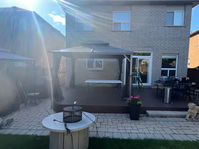 installation gazebo