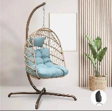 Brand New 1-Seat or 2-Seat Hanging Egg Chair From $169 to $199 - Photo 3