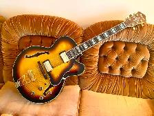 Ibanez AF155-AYS Artstar Semi Acoustic Guitar, CASE, Excellent!