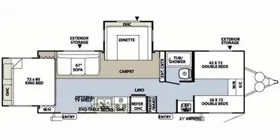 2010 Rockwood Signature Ultra Lite 8290RS Holiday Trailer