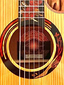 Merida Extreme Autumn Guitar with Hardshell Case, Excellent!! - Photo 3
