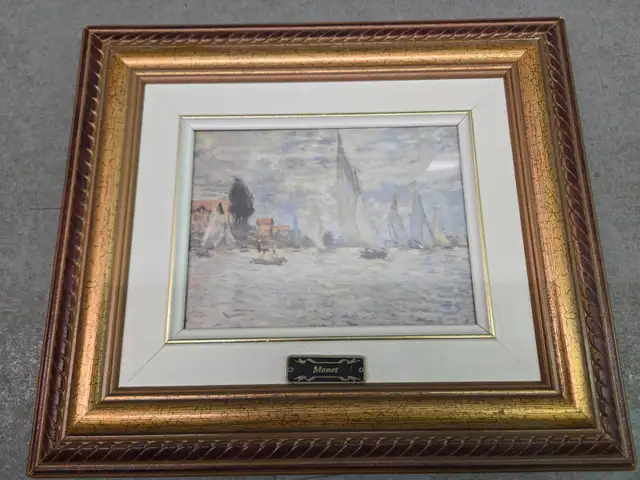 Peinture Monet encadré