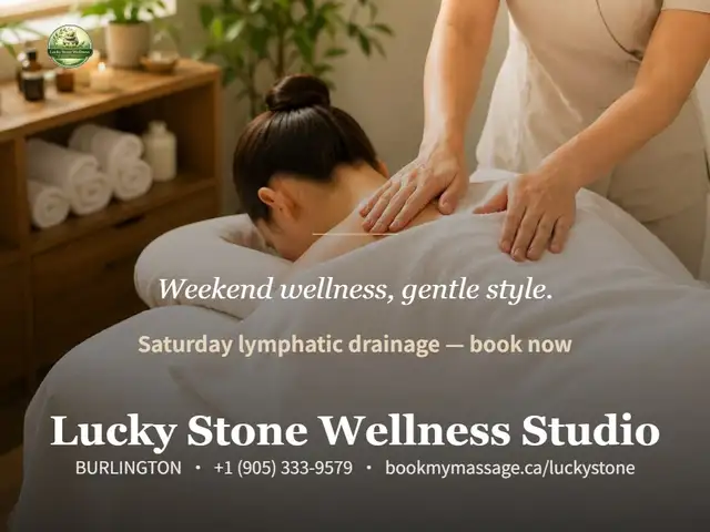 Weekend wellness, gentle style.Lymphatic drainage massage — a