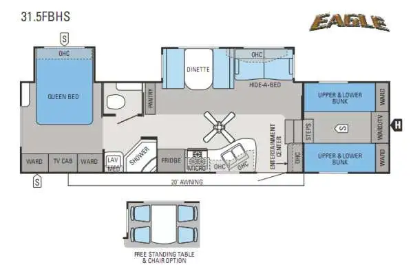 2013 Jayco Eagle 31 5FBHS