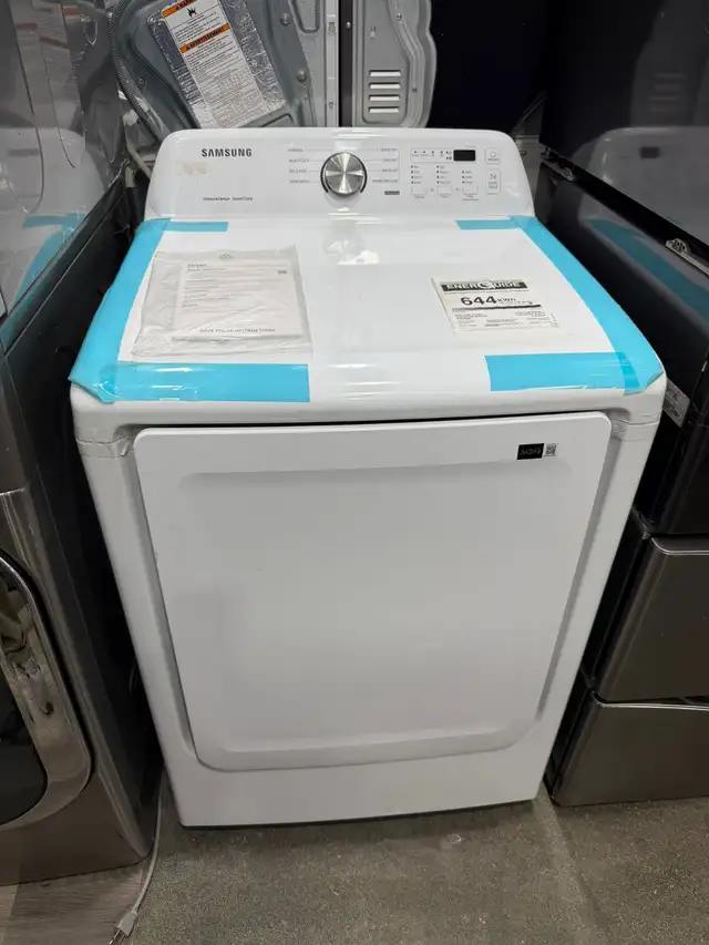 Dryer - 27 Samsung 7.2 Cu ft - Top Load - DVE45T3200W - White
