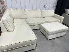 Fabric Sectional with Storage Ottoman - display - Photo 3