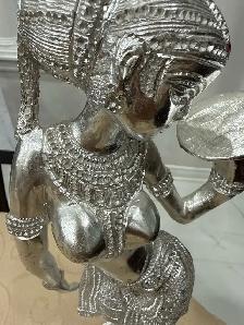 Silver statue of Indian lady new Brampton, $30 - Photo 3