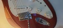 Fender Stratocaster Squire, Signed by Johnny Winter, Great Deal! - Photo 3