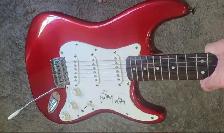 Fender Stratocaster Squire, Signed by Johnny Winter, Great Deal! - Photo 4