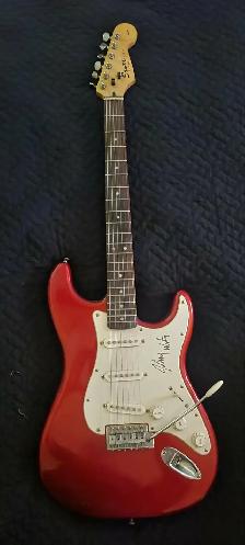 Fender Stratocaster Squire, Signed by Johnny Winter, Great Deal! - Photo 10