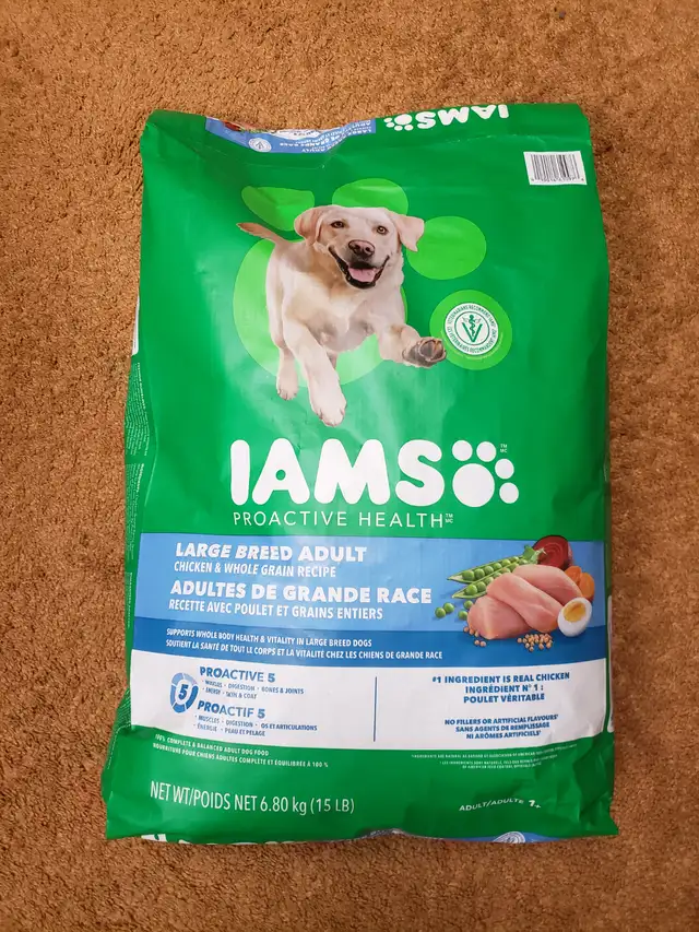 Iams large breed dry dog food