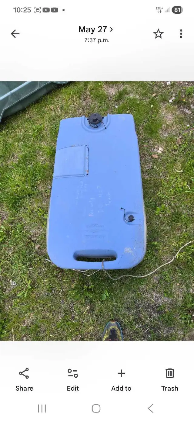 camper holding tank