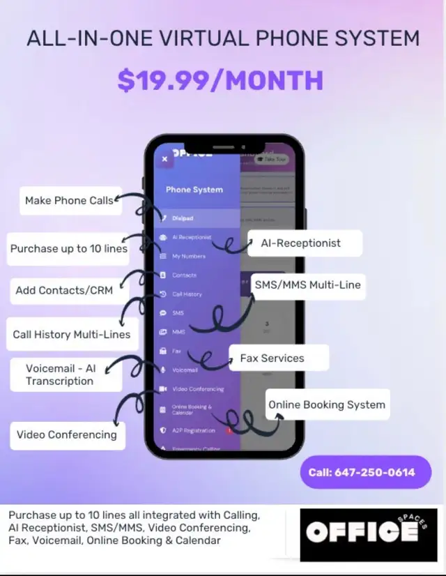 virtual phone system $19.99