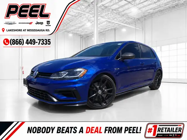 2019 Volkswagen Golf R DSG | Heated Leather | NAV | Certified |