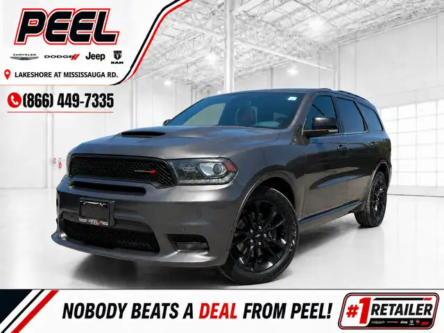 2020 Dodge Durango RT Blacktop | 6Seat | Sunroof | Tow Pkg | 4X4