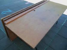 Lot de 5 tables en bois 100$ le lot - Photo 2