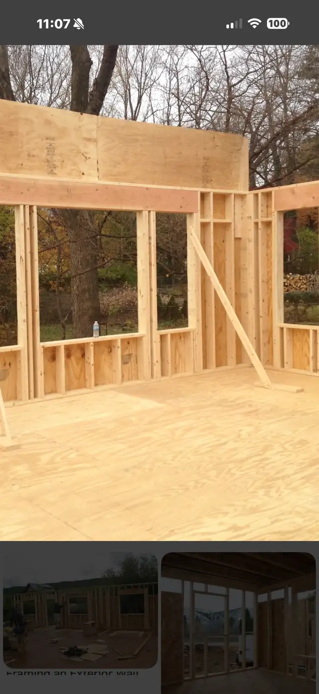 Experienced framer wanted