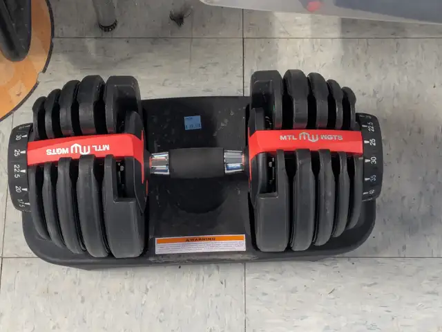 Montreal Adjustable Dumbbells (5 to 52.5 lb) (#19208)