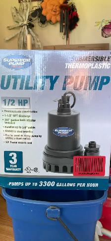 superior pump 1/2 hp