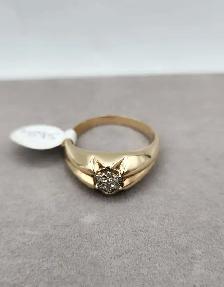 10k Gold Men's Rings with Diamonds, Onyx 6 Available - Photo 3