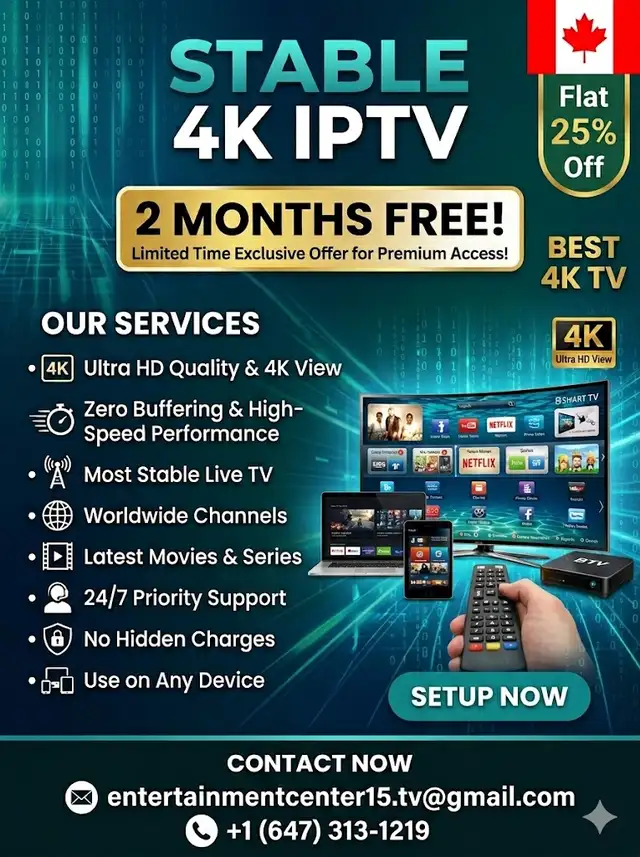 Best 4k quality I.P/T.V setup -- Most stable