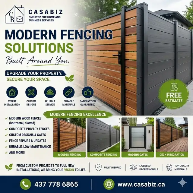 Fence Work/ Gazeebo/Decks