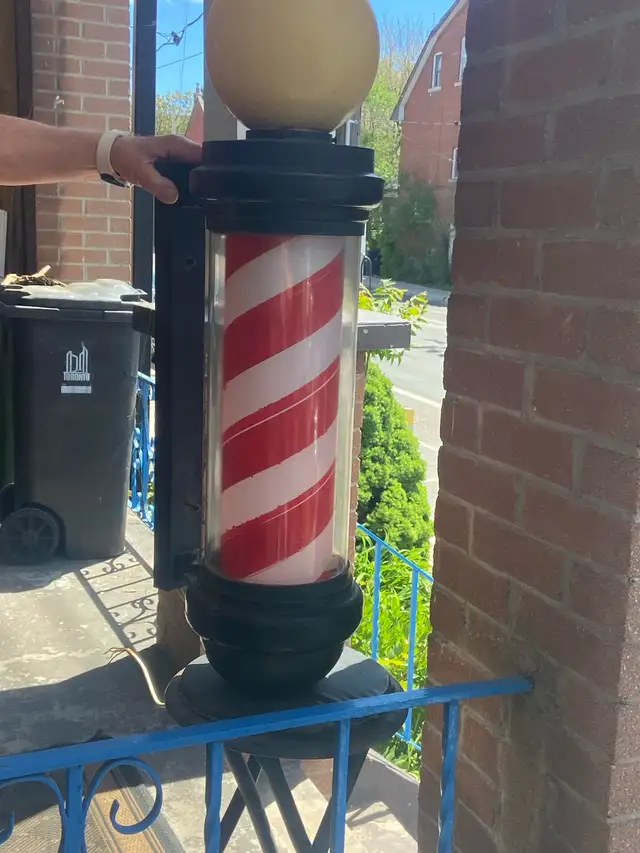 2- LED Barber Poles