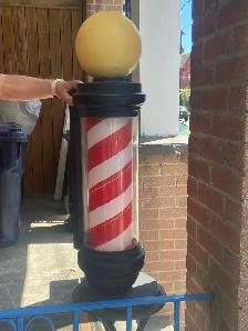 2- LED Barber Poles - Photo 3
