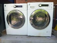 Stackable GE Washer and Dryer for small spaces - Photo 3