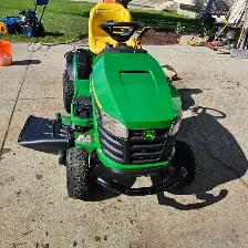 2023 John Deere S160 lawn tractor w 48' deck - Photo 3
