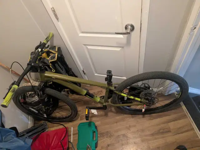 mountain bikes