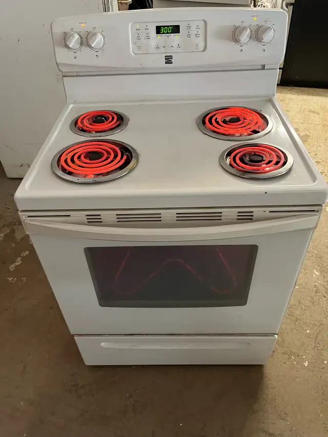 kenmore white stove
