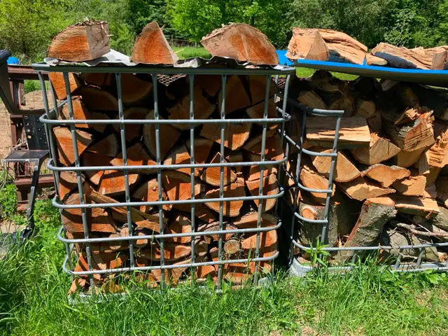 Cherry and sugar maple for smoking meat seasoned . 50 a wheelbar